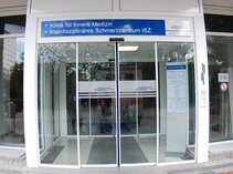 Südausgang des ISZ in der Klinik für Tumorbiologie