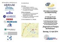Flyer zur Informationsveranstaltung Weltparkinsontag