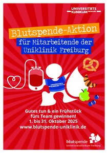 Plakat zur UKF-Mitarbeitenden-Aktion