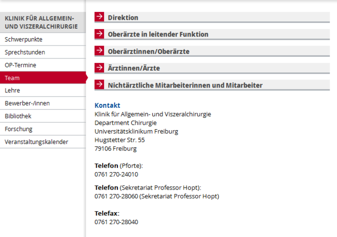 Beispiel: Infos im Klapper