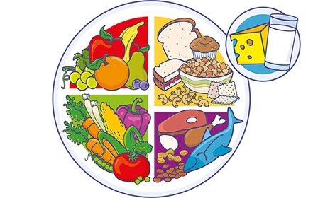 Vitaminreiche und pflanzliche Kost sollten bei der Ernährung im Mittelpunkt stehen. ©peanutpie-istock