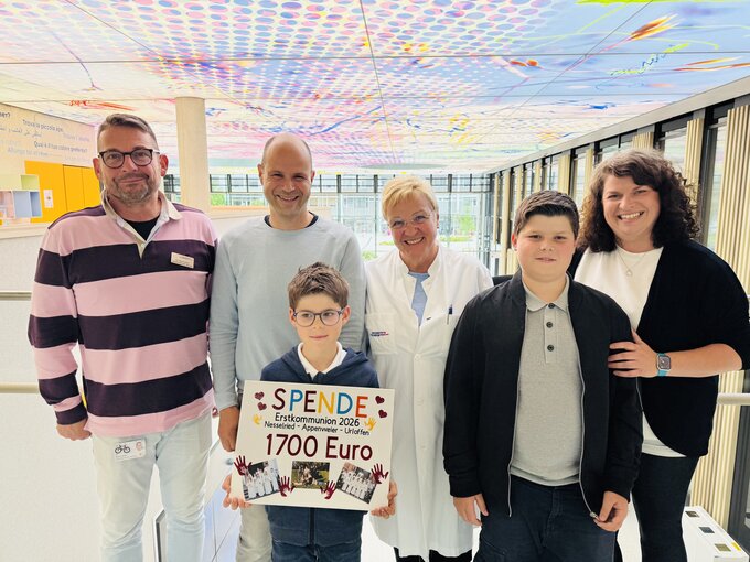 Unser Dank geht an die diesjährigen Kommunionskinder von Nesselried , Appenweier und Urloffen.