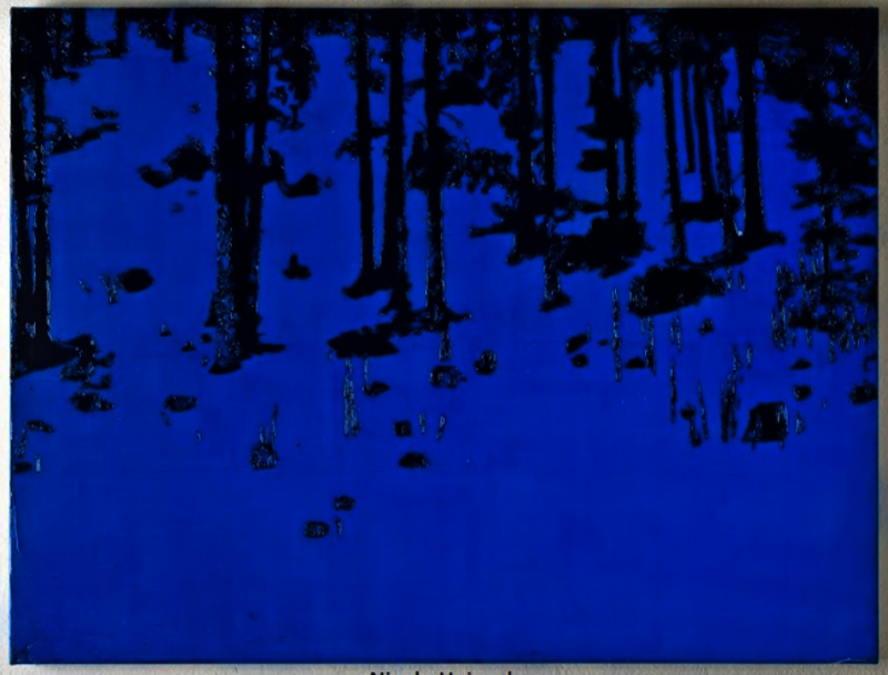 Trees #2/140 (blauer Wald)