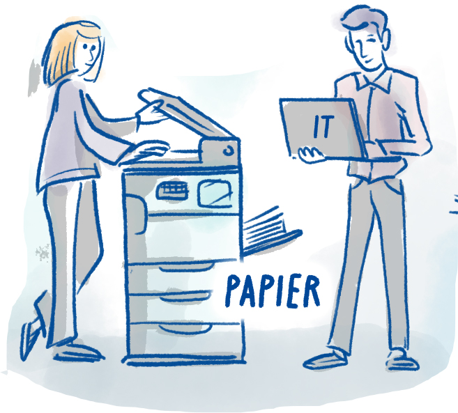 Digital statt Papier